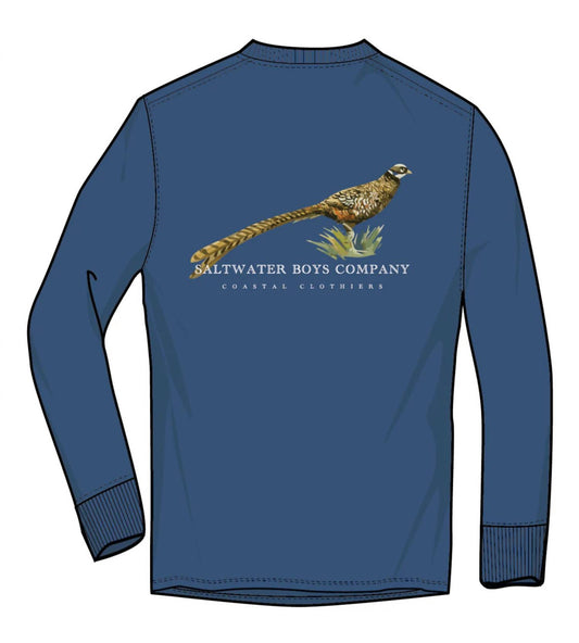 Saltwater Boys Co. - Boy's Pheasant Long Sleeve Tee