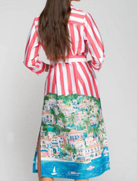 Vilagallo - Striped Shirt Dress