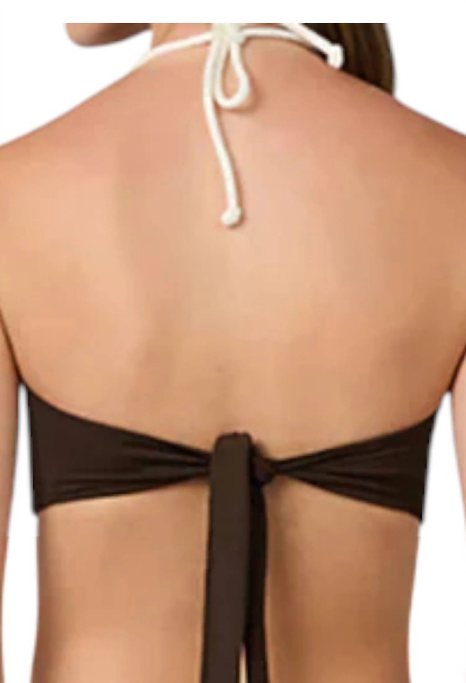 We Wore What - Rope Tie Halter Bikini Top