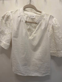 Dear John Denim - Women's Lace Puff Sleeve Top