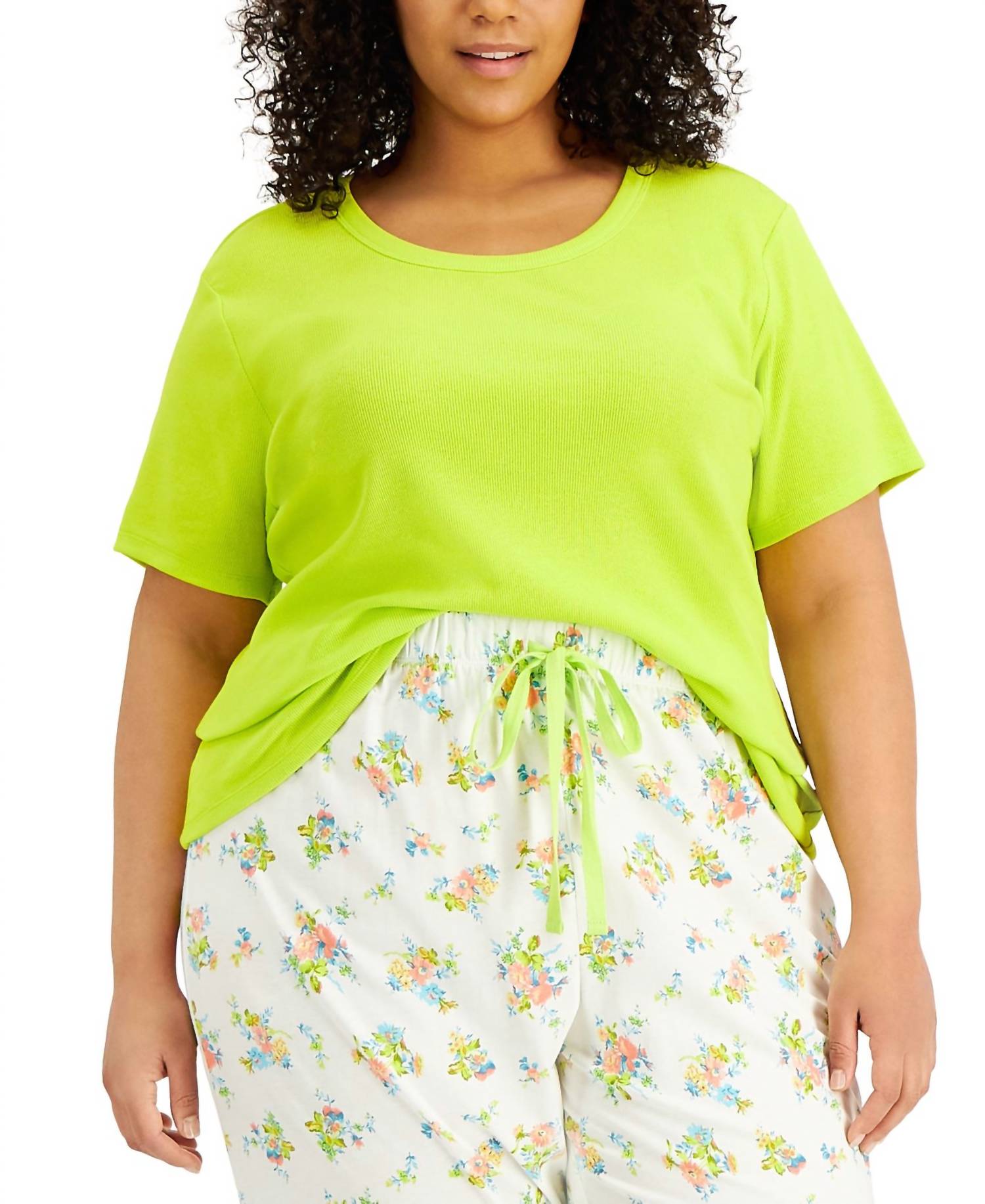 Jenni By Jennifer Moore - Short Sleeves Pajama T-shirt - Plus
