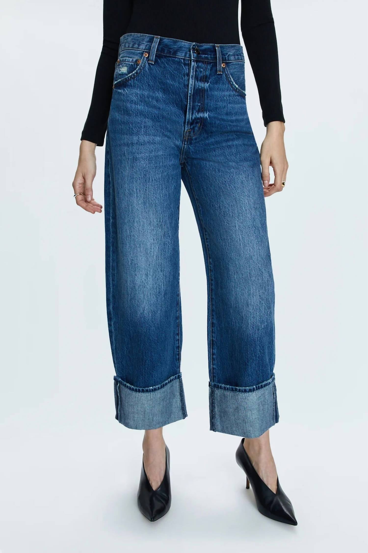 Pistola - Ryder High Rise Cuffed Jeans