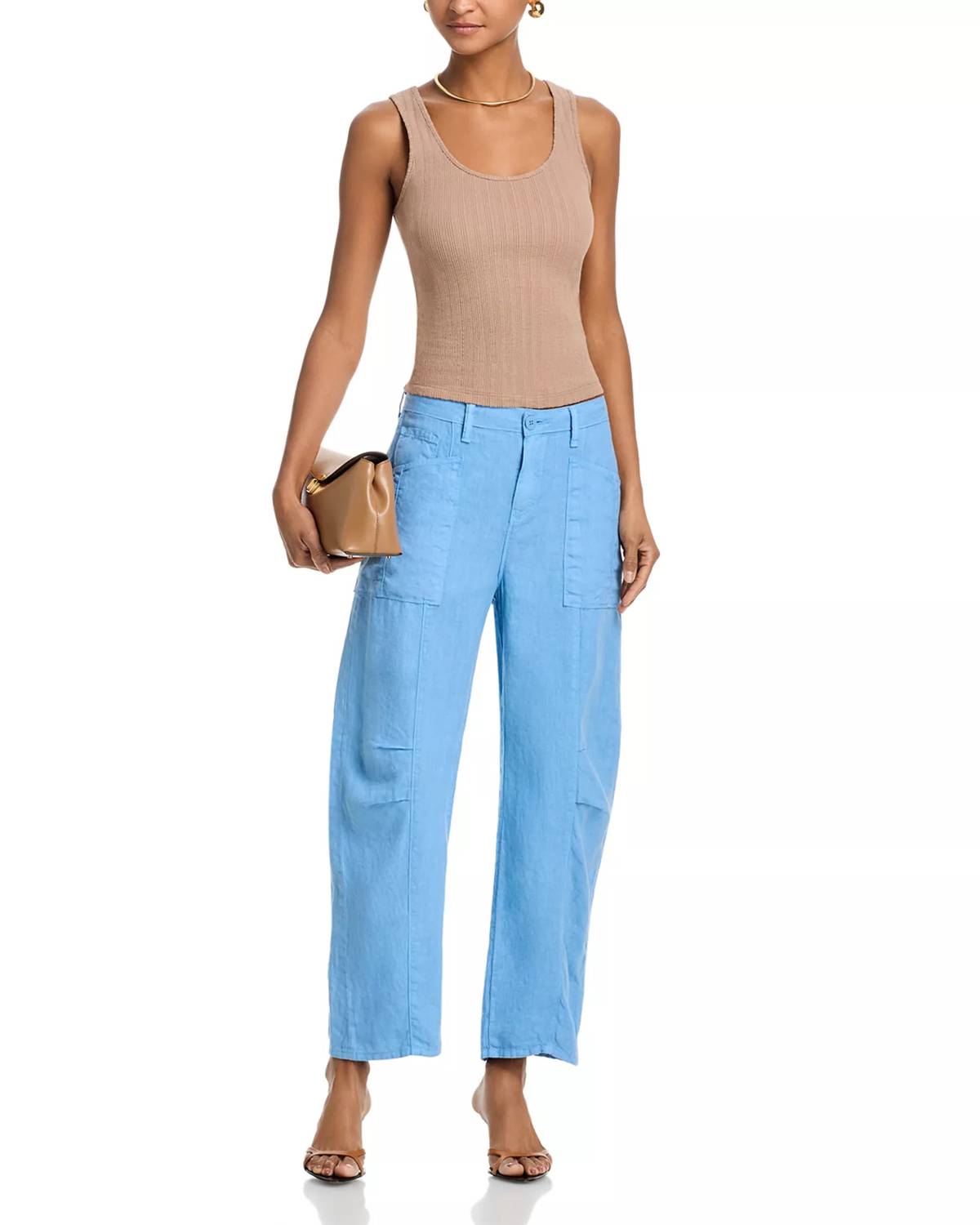 L'Agence - Cody Linen High Rise Rodeo Pants