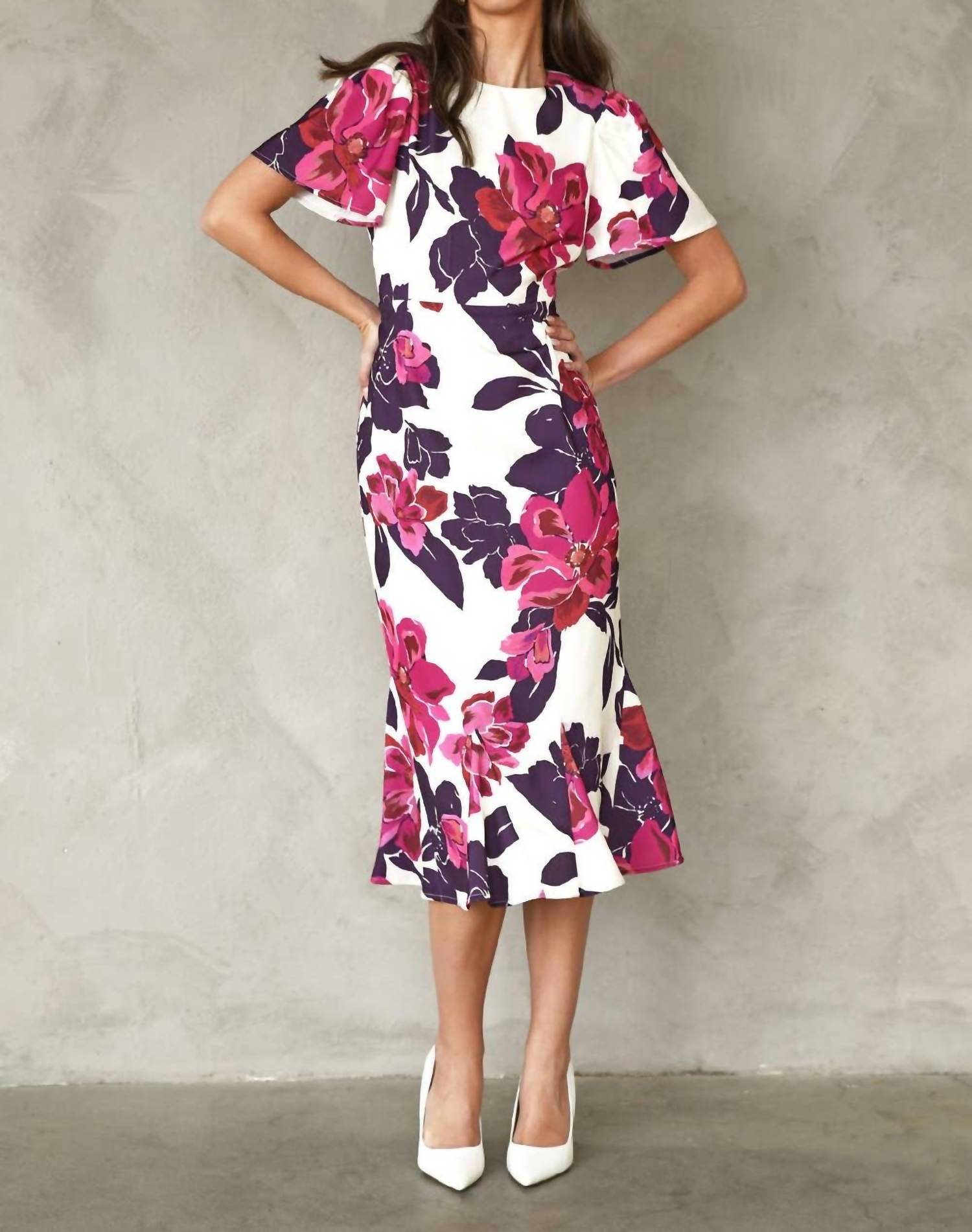 Adelyn Rae - Aubria Midi Dress
