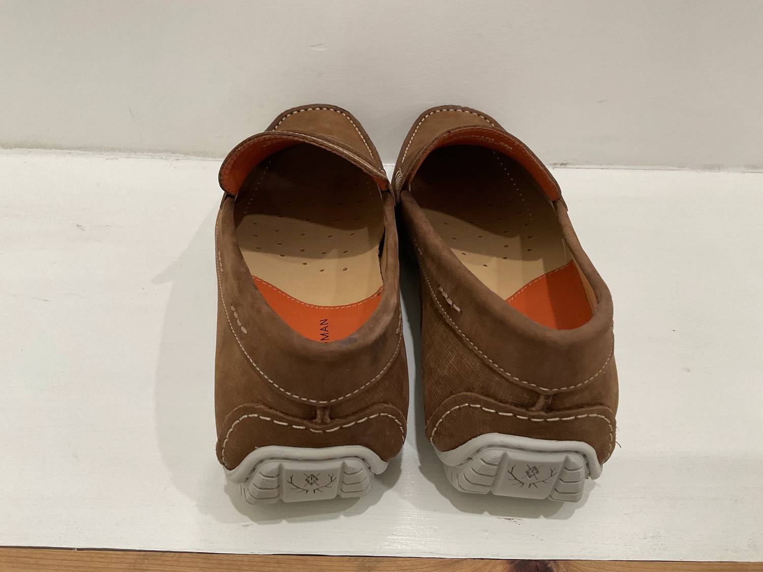 Martin Dingman - Men's Bermuda Water Repellent Nubuck Penny Loafer