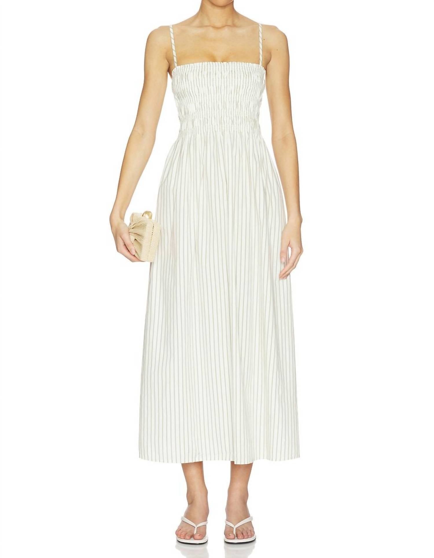 Pistola - Bianca Shirred Bodice Dress