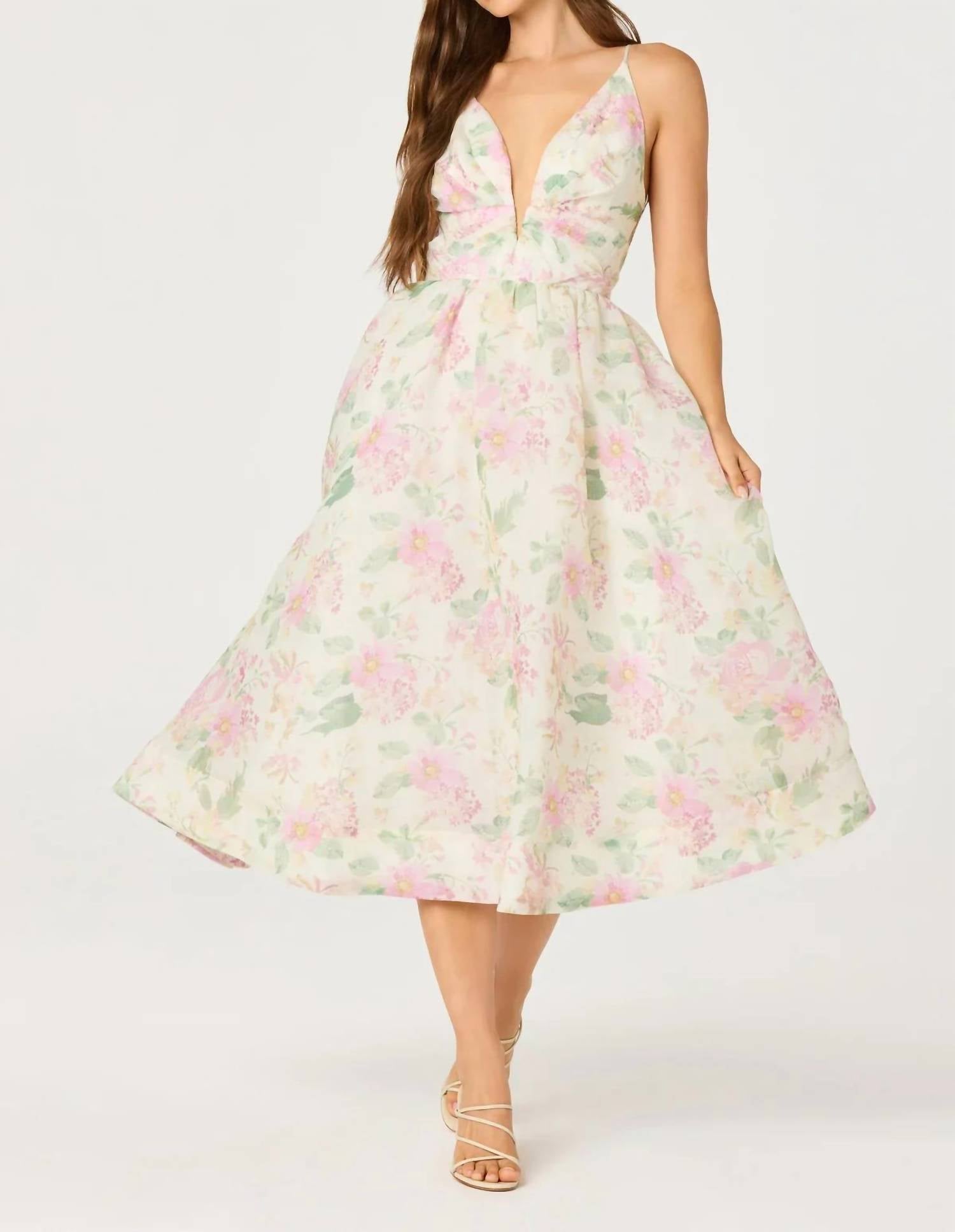 Astr - Janna Midi Dress