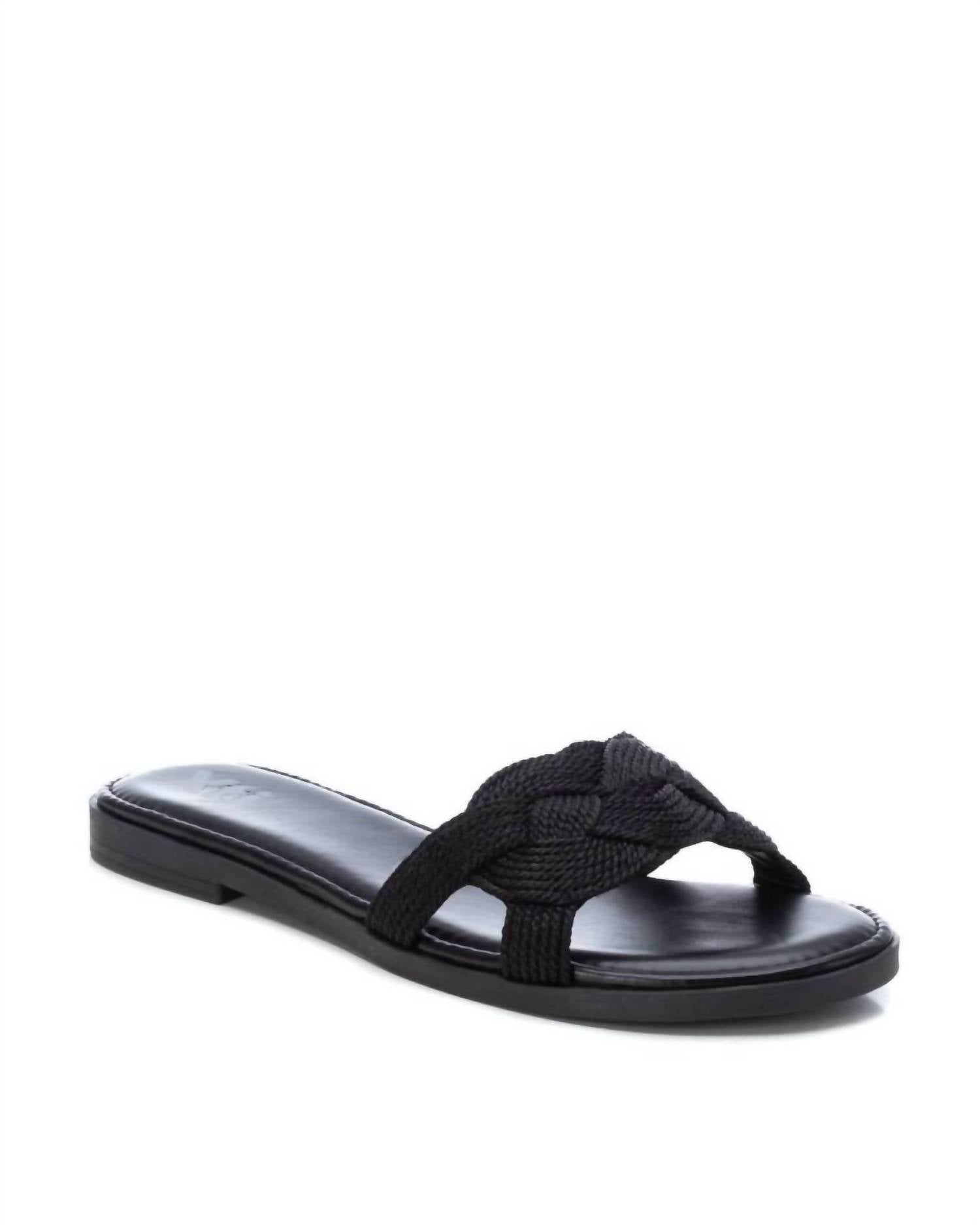 Xti - WOMEN'S BRAIDED FLAT SANDALS