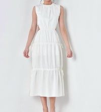 Lena - Woven Cutout Dress