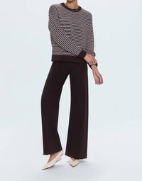 PISTOLA Aura Crew Sweater in mocha - women's sweater