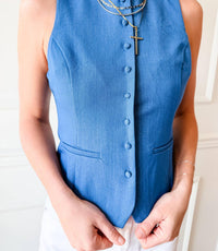 Glam - Tailored Vest Top