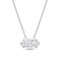 Diana M Jewels - Women's Marquise Lab-grown Diamond Pendant Necklace (15.00 Ct) - Grand