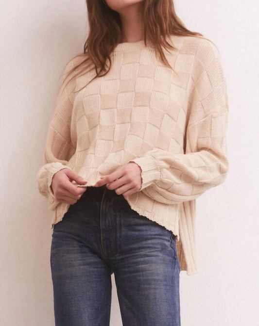 Foster Checker Sweater