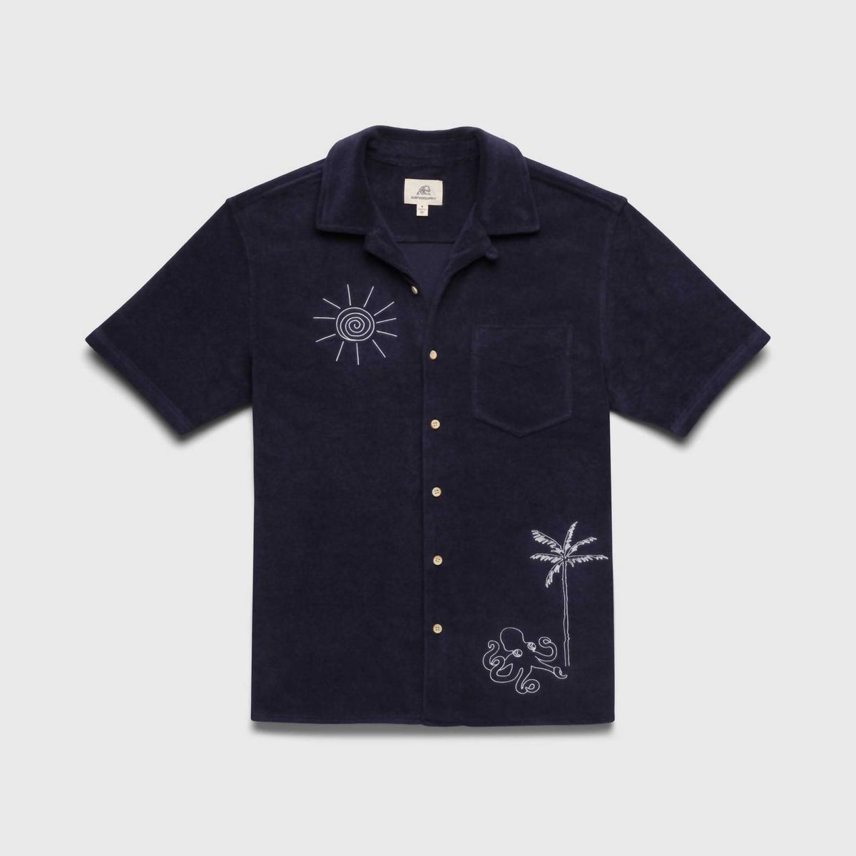 Surfside Supply - Men's Mariner Saltwater Terry Camp Collar Shirt