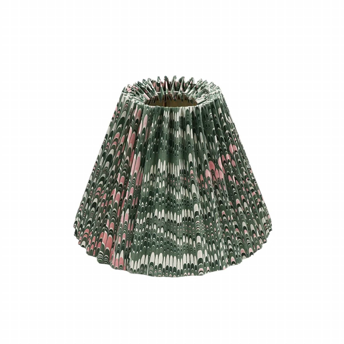 Craft Boat - Hand Marbled Pleated Lampshade