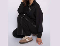 RD Style Women's Erika Soft Knit Satin Trim Pant in black - women's pants - view 4