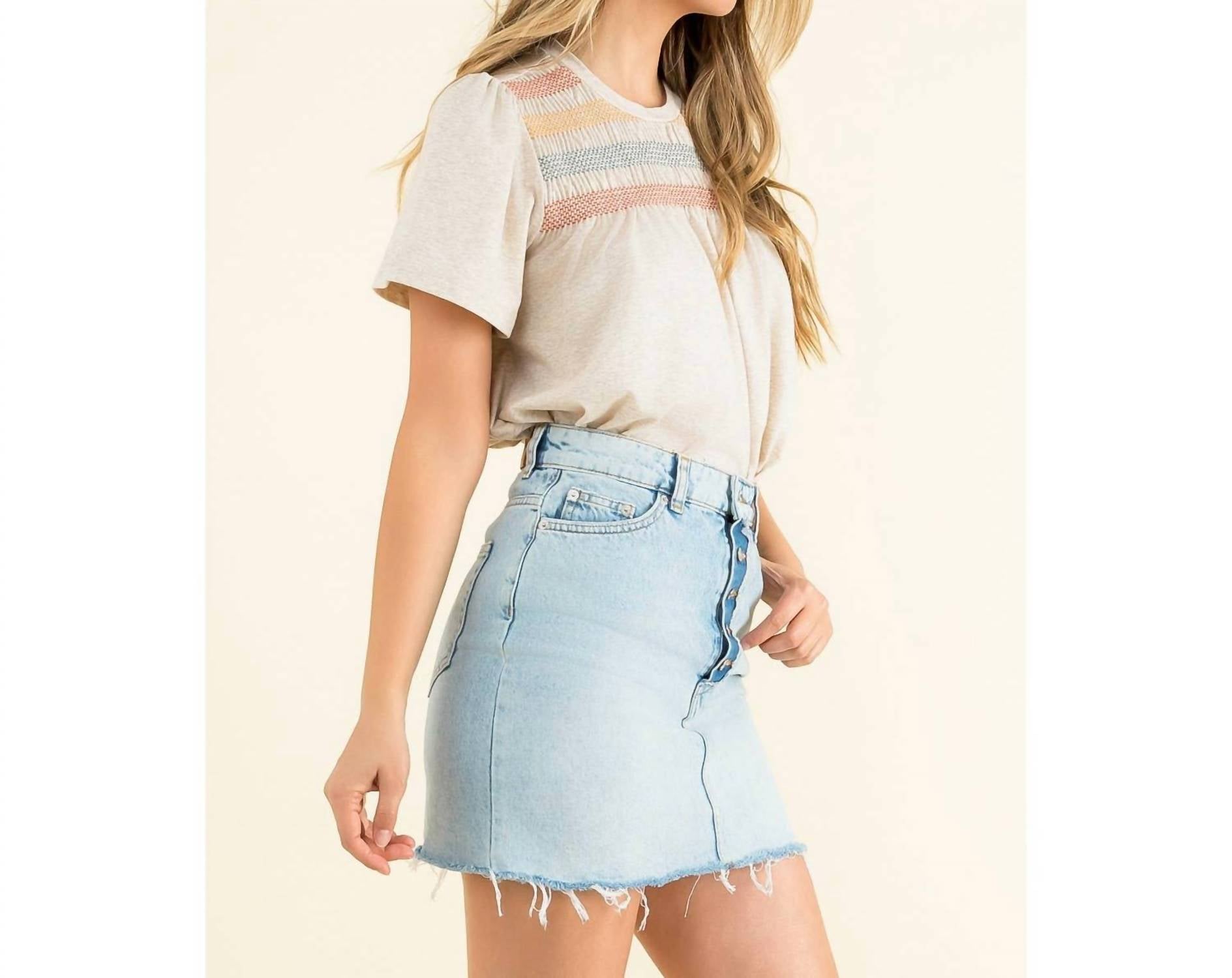 Thml - Short Sleeve Knit Top