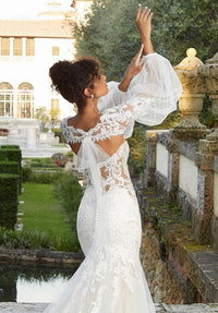 Morilee - Tie Back Bishop Sleeves