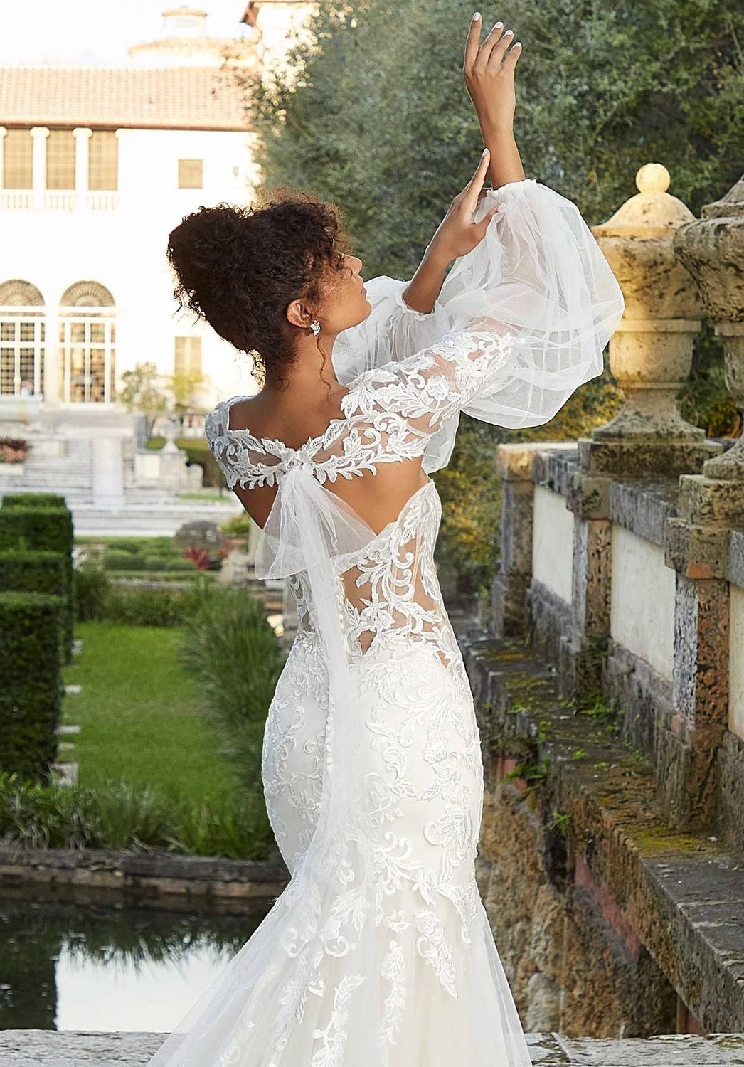 Morilee - Tie Back Bishop Sleeves