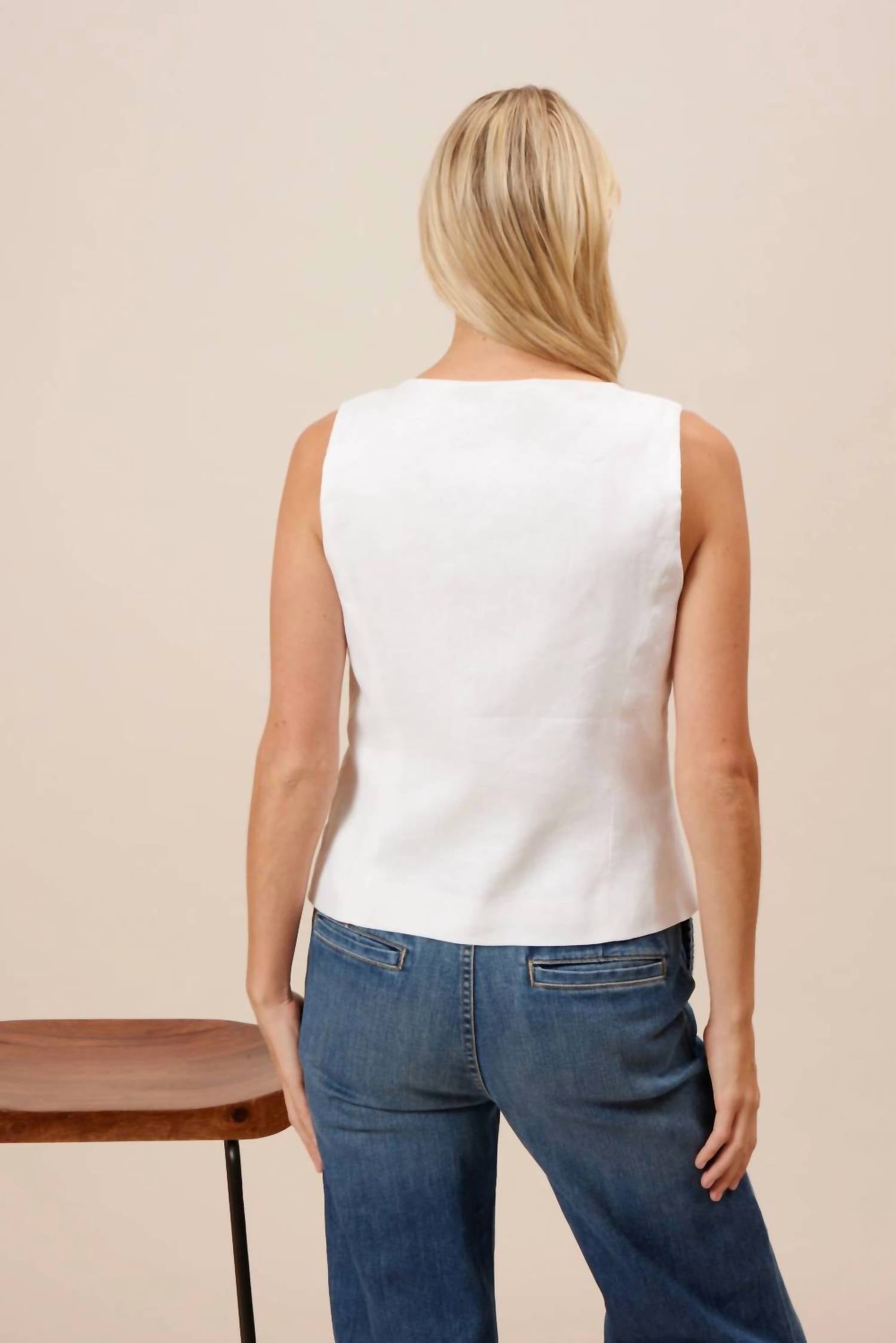 Lucy Paris - Carmy Button Down Vest