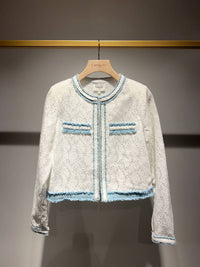 Choklate Paris - Denim Patch Tweed Jacket