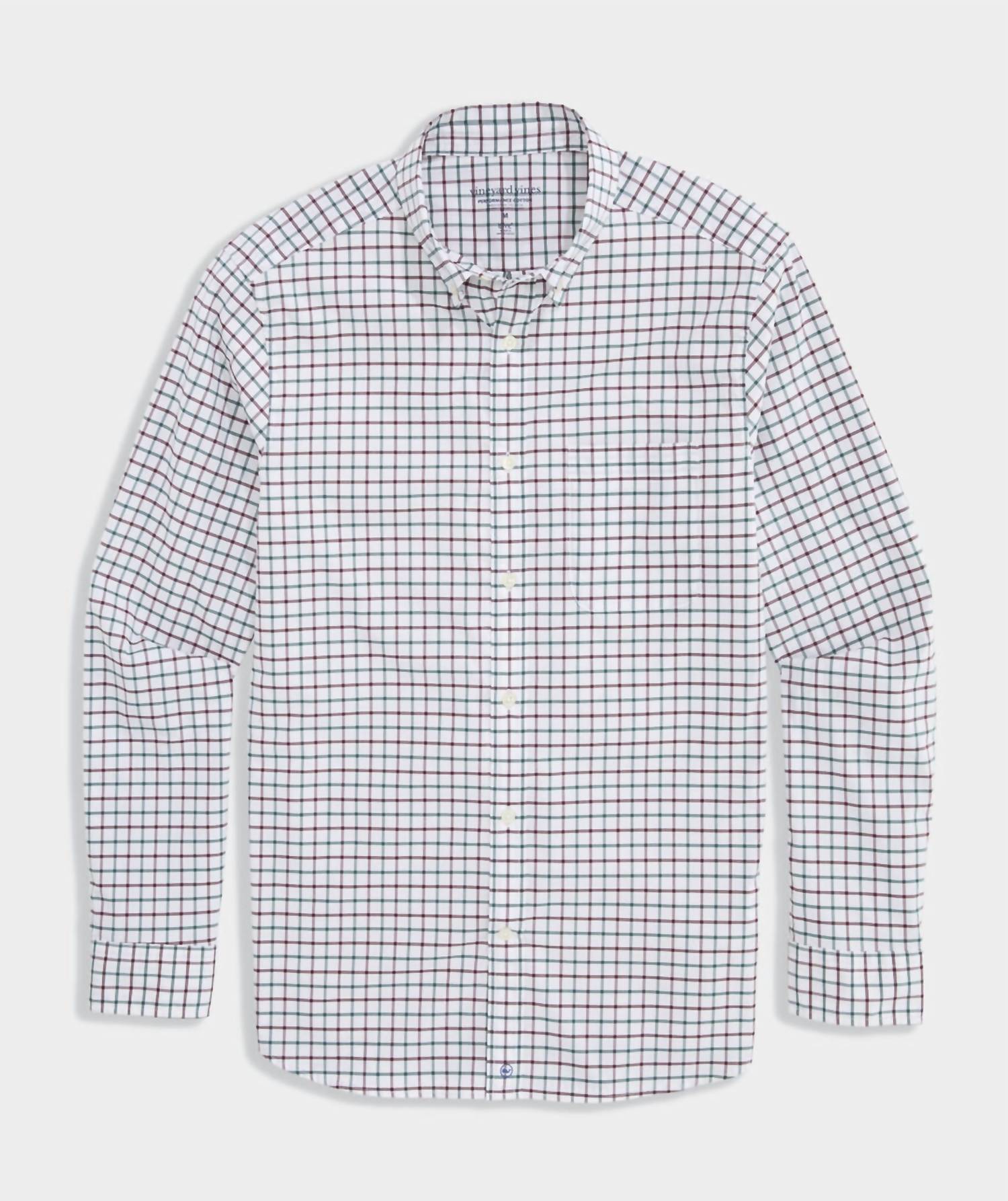 Vineyard Vines - Men's Quidnet Tattersall Performance Cotton Shirt