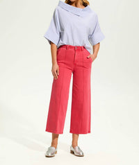 Fdj - Poplin Crossover Neck Top