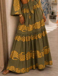 Mystery Resort - Seashell Dreams Maxi Skirt Set