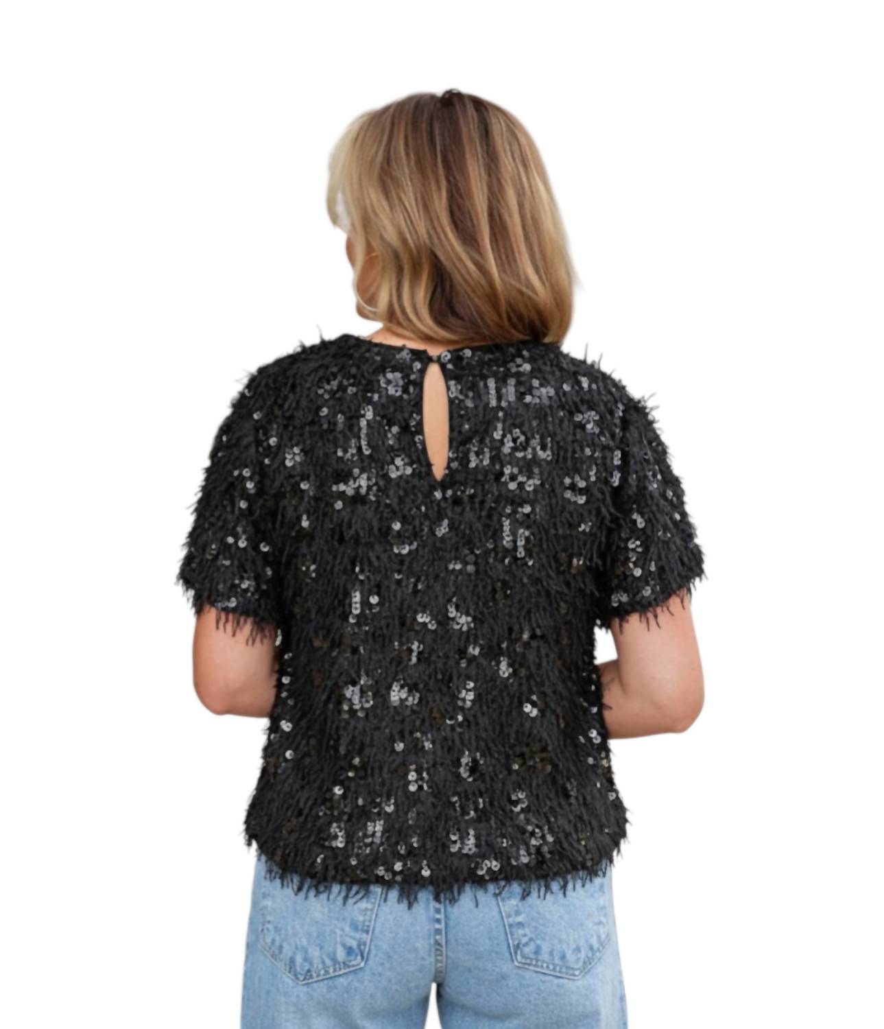 Thml - Glitterfrost Fuzzy Top