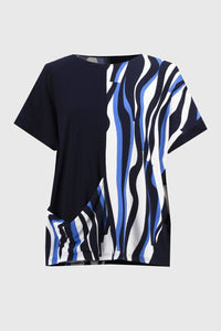 Joseph Ribkoff - Abstract Print Top