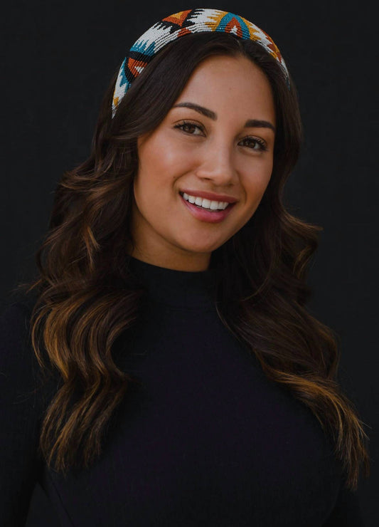 Panache Apparel - Aztec Beaded Headband