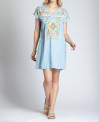 Apny - Embroidered Boho Dress