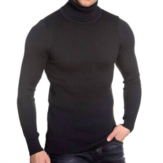 Lcr Black Edition - MEN'S TURTLENECK SWEATER