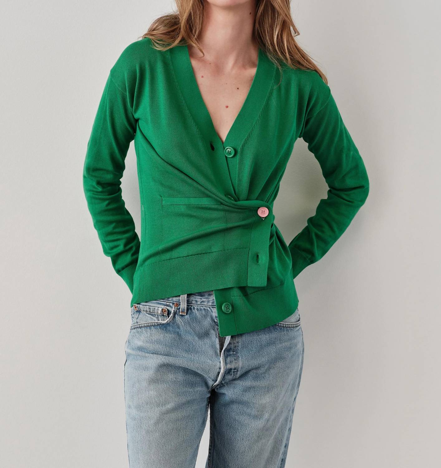 Cissa - V Neck Wrap Cardigan