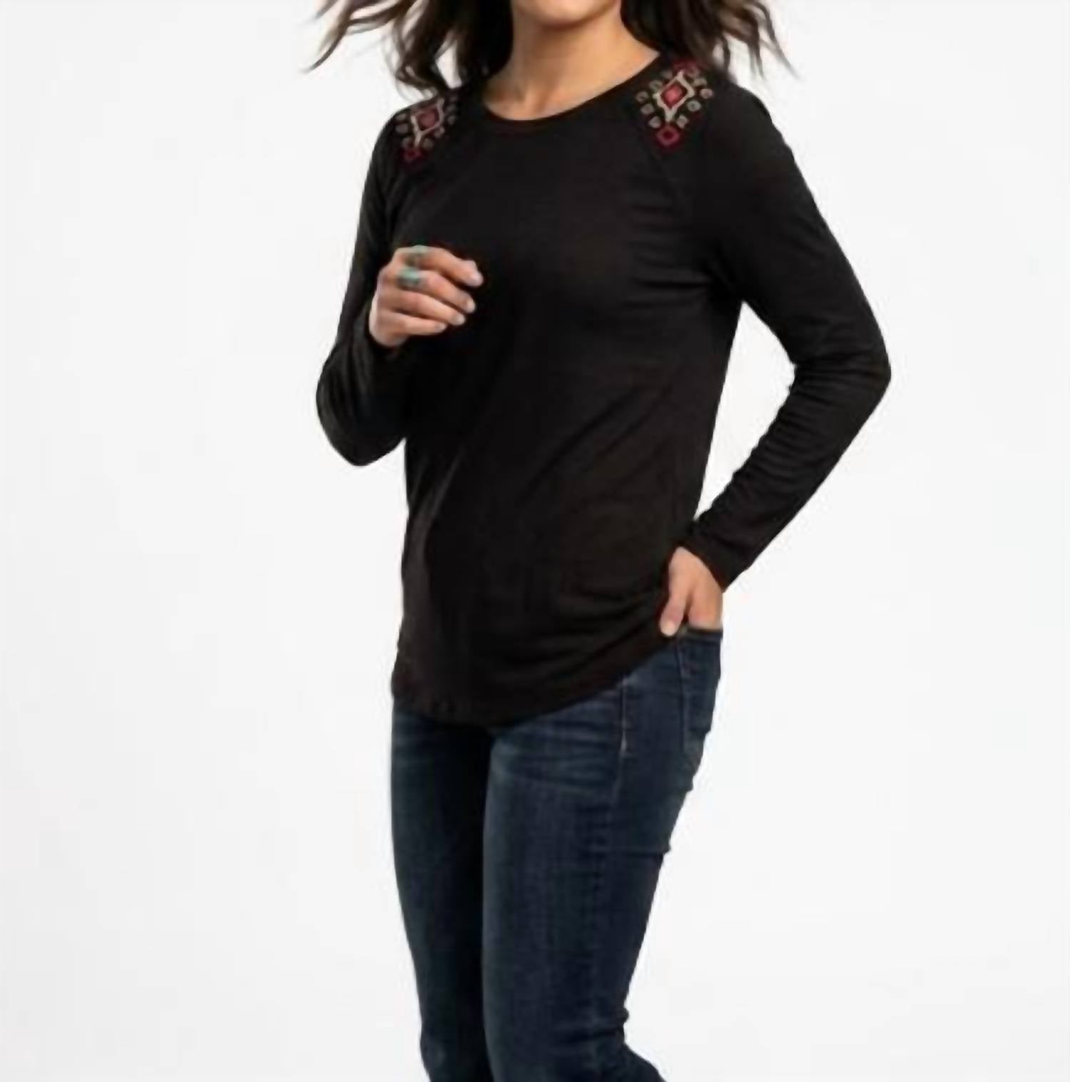Roper - Lacy Long Sleeve Top