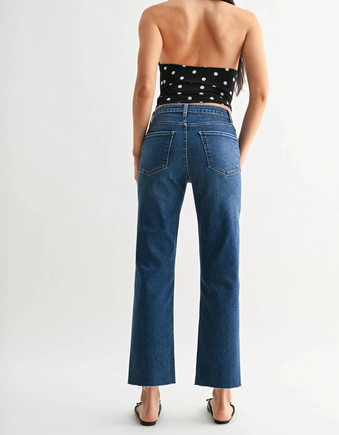 Jbd. - Scissor Hem Straight Jean