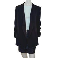 T Tahari - Women's Relaxed Fit Open Front Blazer