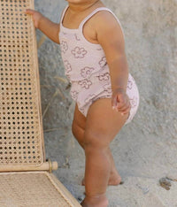 Quincy Mae - Girls' Terry Cinch Romper