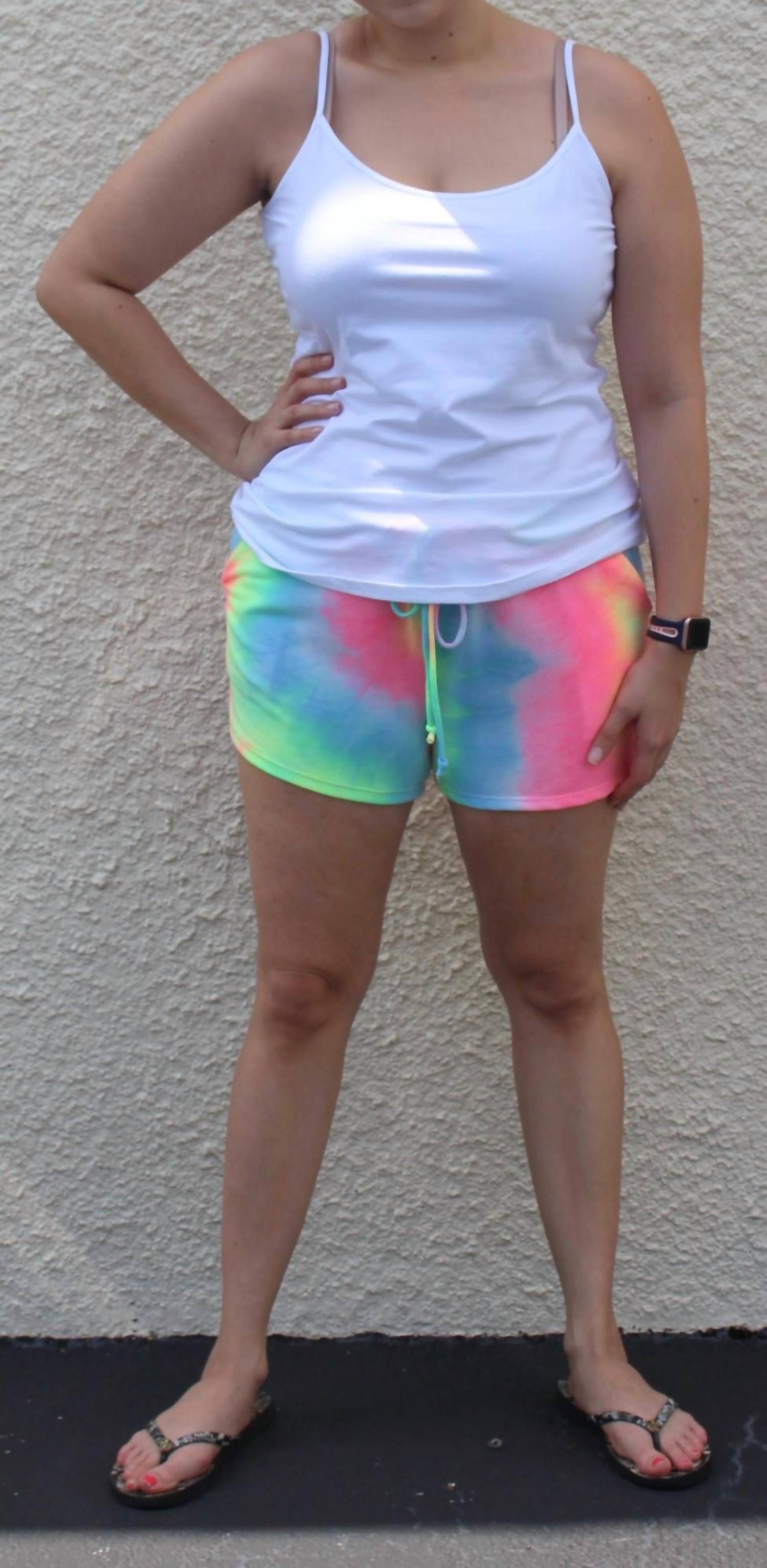 Heimish Usa - Tie Dye Knit Shorts - Plus