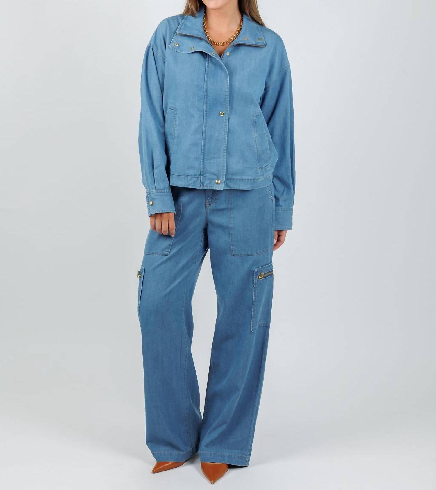 Hinson Wu - Louise Long Sleeve Denim Jacket