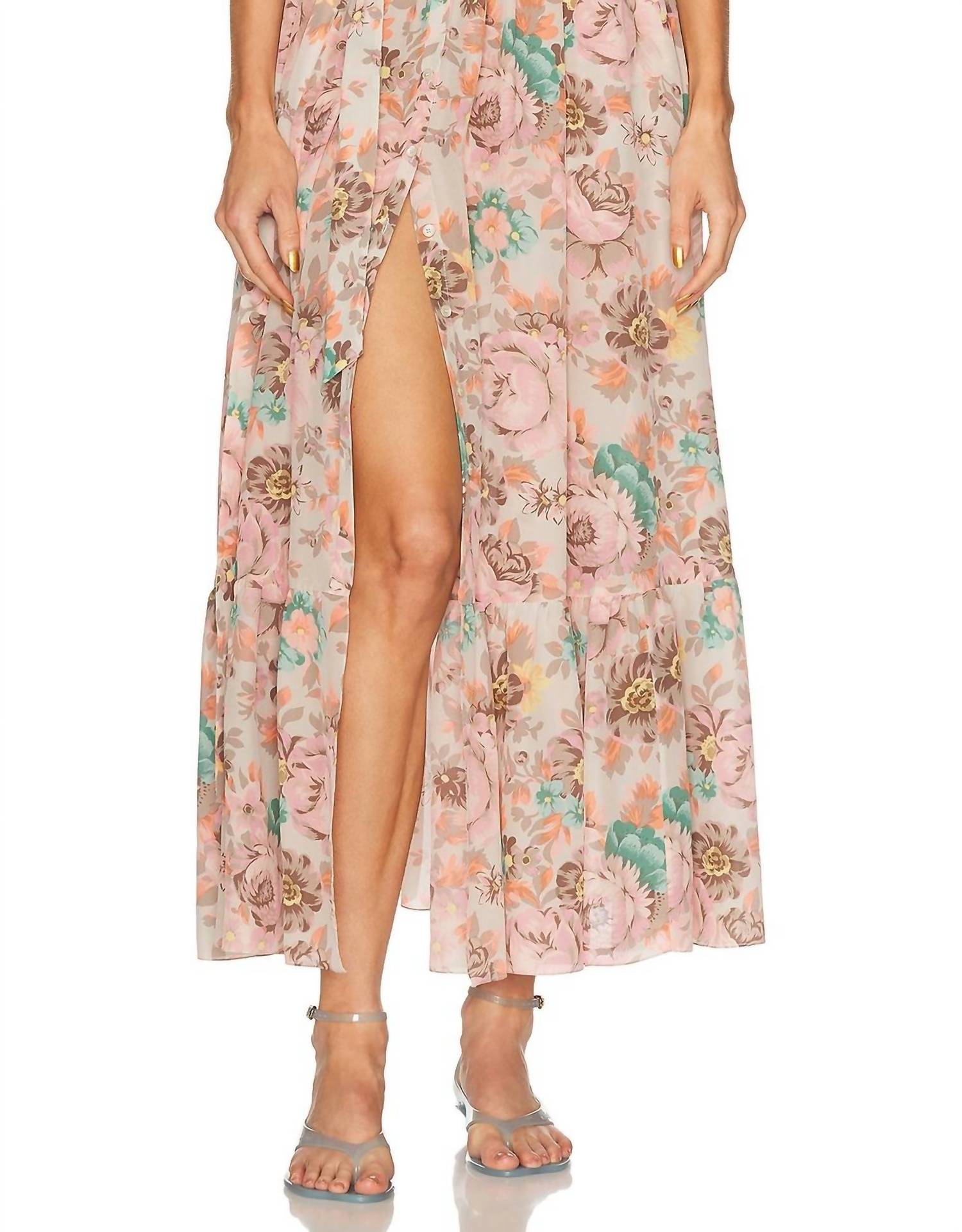 Chloe - FLORAL MAXI SKIRT