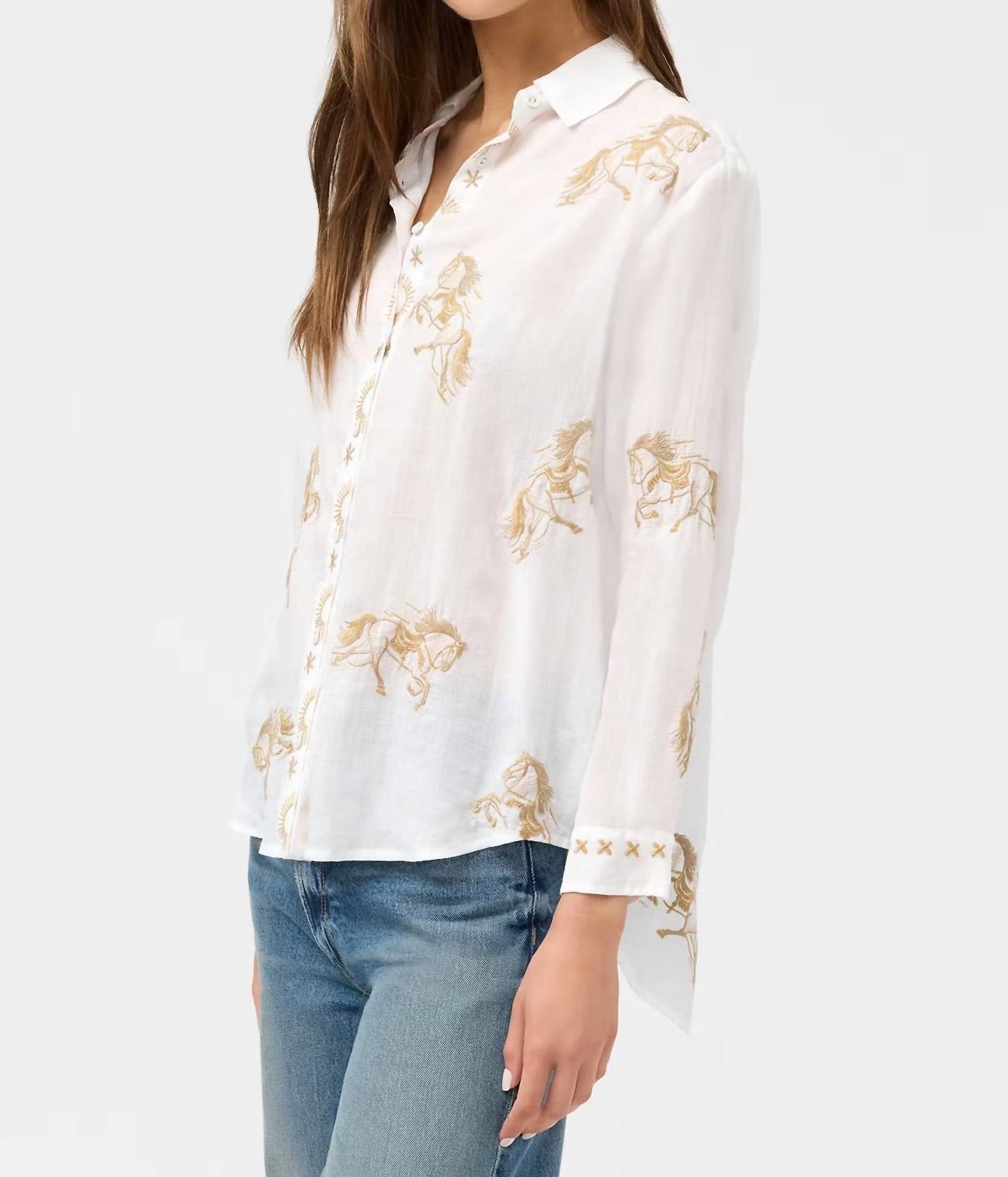 Johnny Was - CHEVAL OVERSIZED SHIRT