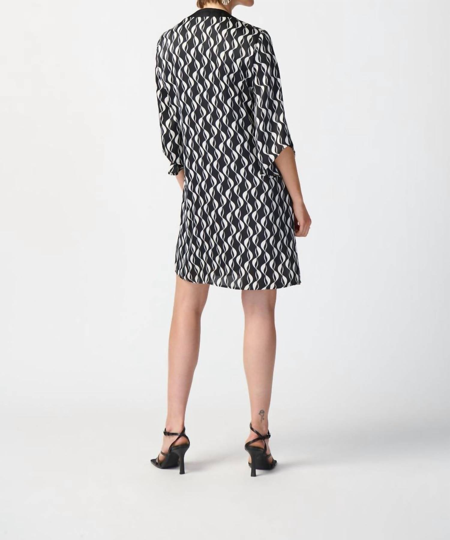 Joseph Ribkoff - Flutter Sleeve Dress