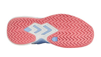 K-Swiss Women's Ultrashot 3 Tennis Shoe in bright white open air strawberry ice - women's shoe - detail view