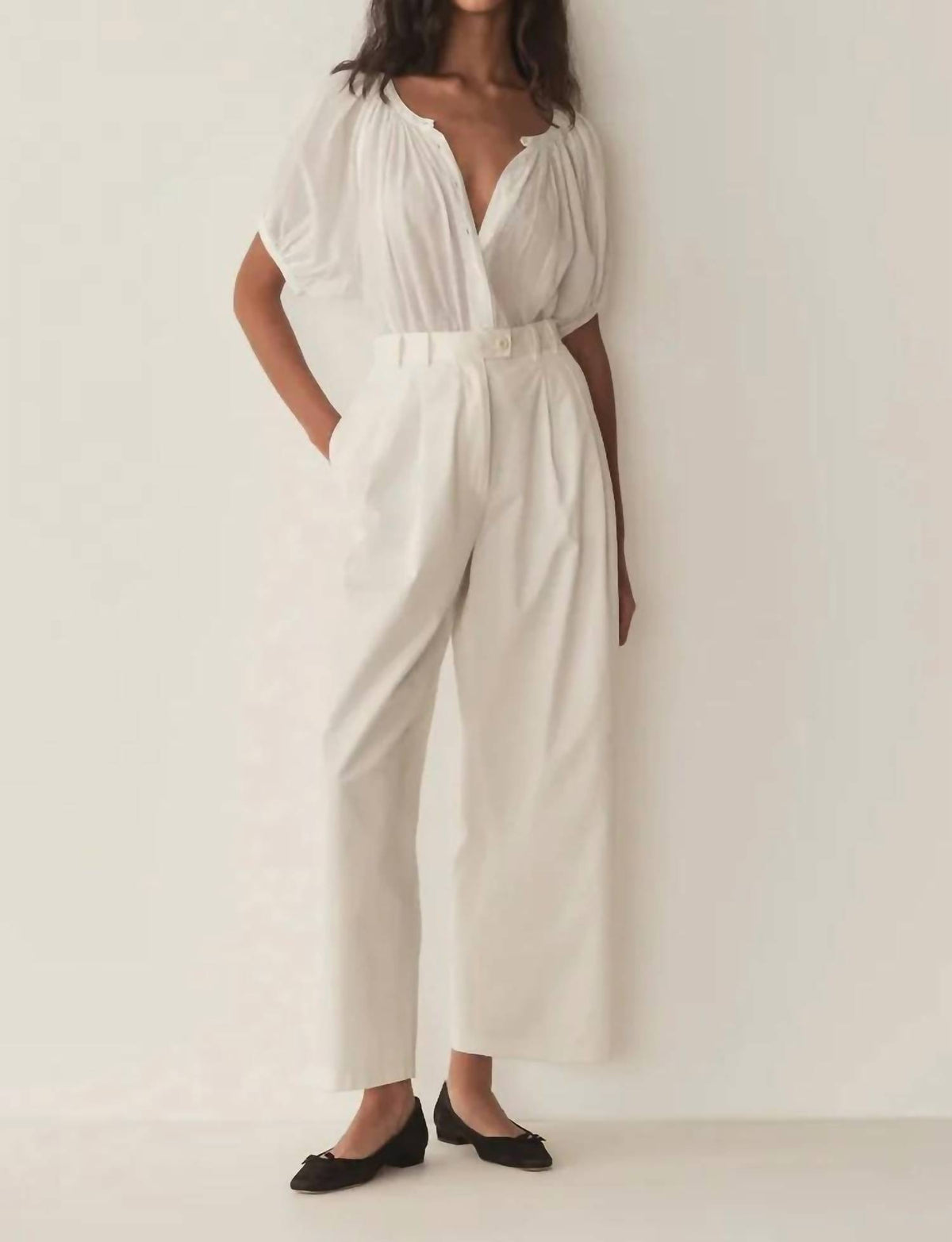 Dôen - June Button Front Top