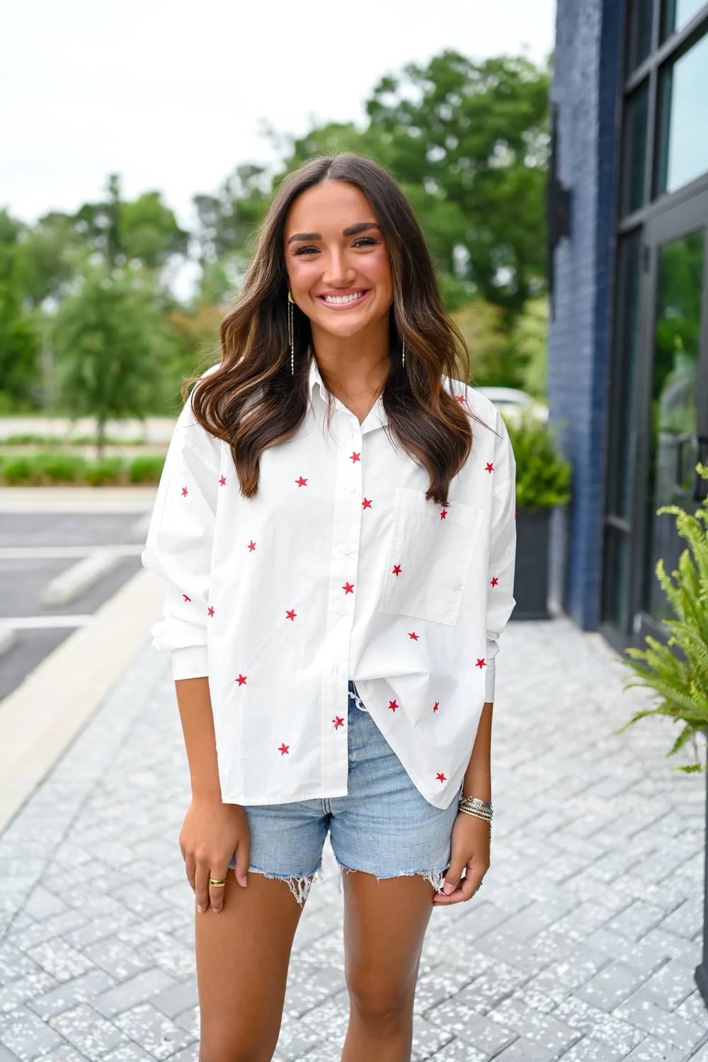 Day + Moon - Star of the Show Button-Down Shirt