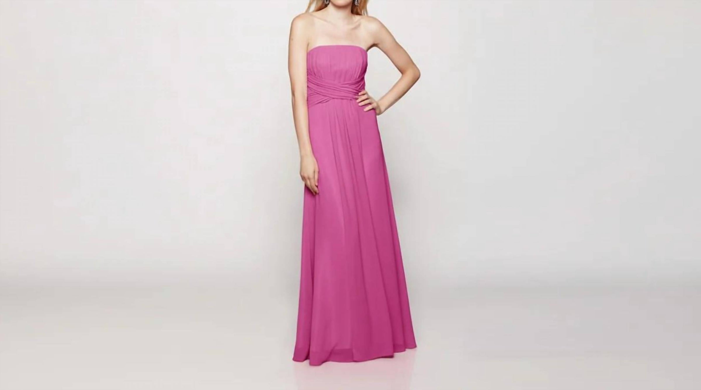 Last Dress - Serenity Drape Strapless Gown