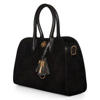 Like Dreams - Women's Aurora Suede Tassel Top Handle Bag