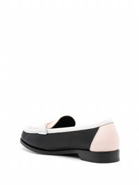 Salvatore Ferragamo Women's Gancini Leather Moccasin Loafers in black - women's flats - view 58