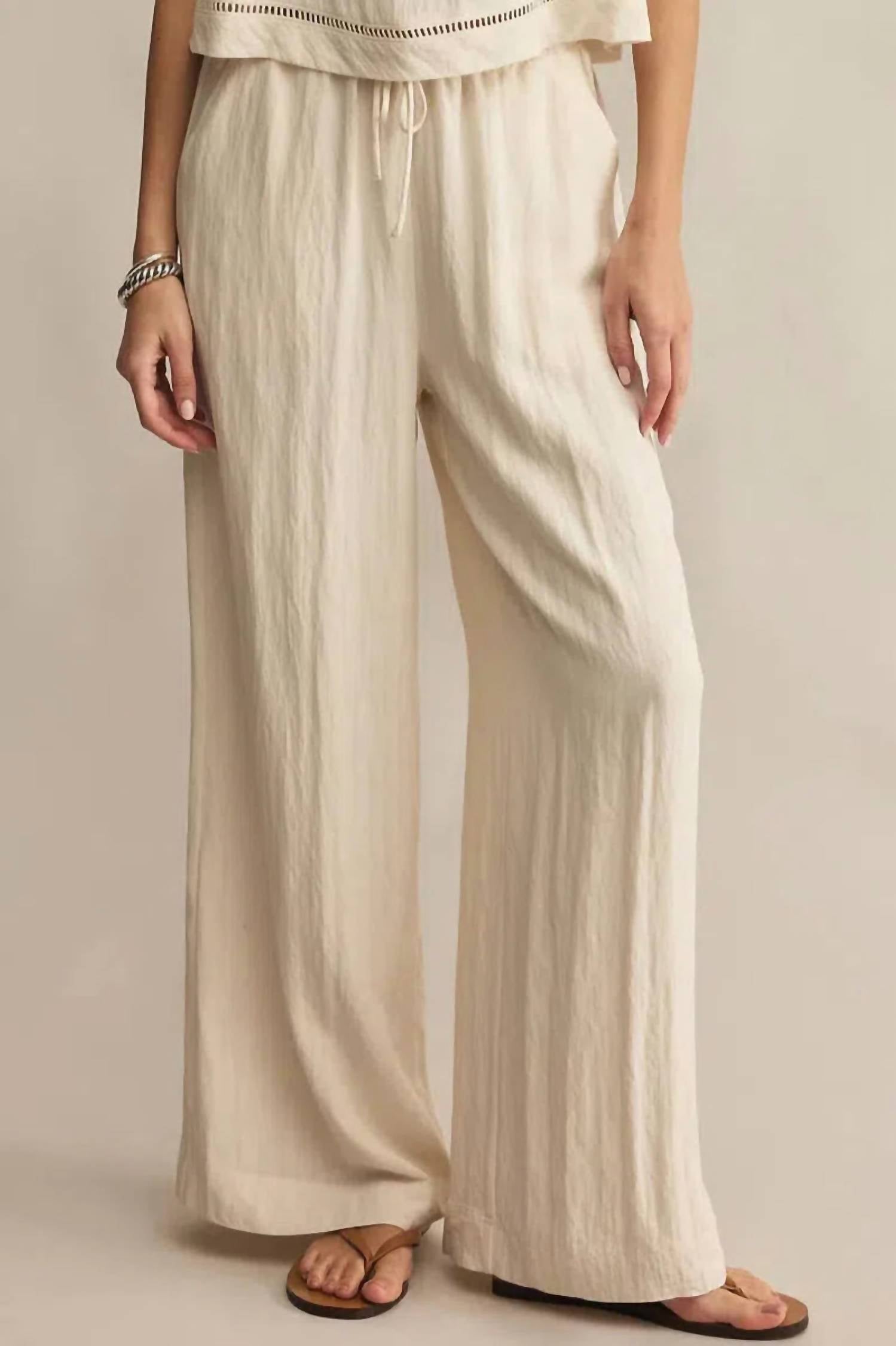 Z Supply - Soleil Textured Linen Pant